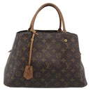 LOUIS VUITTON Monogram Montaigne MM Tote Bag M41056 LV Auth bs36419-2