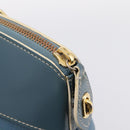 LOUIS VUITTON Suhari Lockit PM Hand Bag Leather Blue Gold M95434 LV Auth bs36420-9