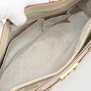 LOUIS VUITTON Suhari Fabreau Hand Bag Leather White M91815 LV Auth bs36421-11