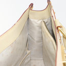 LOUIS VUITTON Suhari Fabreau Hand Bag Leather White M91815 LV Auth bs36421-24