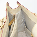 LOUIS VUITTON Suhari Fabreau Hand Bag Leather White M91815 LV Auth bs36421-25