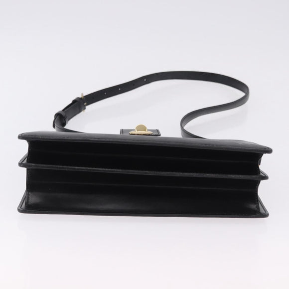LOUIS VUITTON Epi Capuchin Shoulder Bag Black M52342 LV Auth bs36423