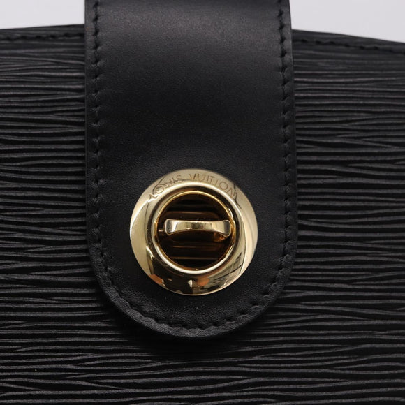 LOUIS VUITTON Epi Capuchin Shoulder Bag Black M52342 LV Auth bs36423