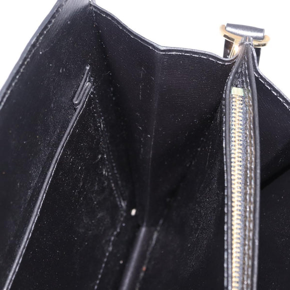 LOUIS VUITTON Epi Capuchin Shoulder Bag Black M52342 LV Auth bs36423