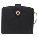 LOUIS VUITTON Epi Capuchin Shoulder Bag Black M52342 LV Auth bs36423-13