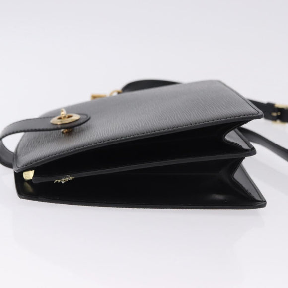 LOUIS VUITTON Epi Capuchin Shoulder Bag Black M52342 LV Auth bs36423