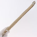 Christian Dior Trotter Canvas Pouch Beige Gold Auth bs36424-6