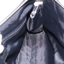 Christian Dior Trotter Canvas Hand Bag Black Silver Auth bs36425V-20