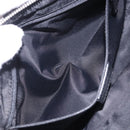Christian Dior Trotter Canvas Hand Bag Black Silver Auth bs36425V-23