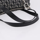 Christian Dior Trotter Canvas Hand Bag Black Silver Auth bs36425V-7