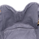 PRADA Canapa GM Tote Bag Canvas Black Gold Auth bs36427-19