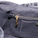 PRADA Canapa GM Tote Bag Canvas Black Gold Auth bs36427-20
