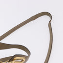 Chloe Mercy Shoulder Bag Leather 2way Beige Gold Auth bs36433-11