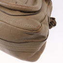 Chloe Mercy Shoulder Bag Leather 2way Beige Gold Auth bs36433-16
