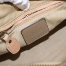 Chloe Mercy Shoulder Bag Leather 2way Beige Gold Auth bs36433-18