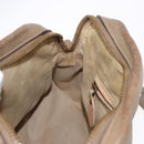 Chloe Mercy Shoulder Bag Leather 2way Beige Gold Auth bs36433-21