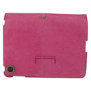 BALENCIAGA iPad Case Leather Pink Auth bs36435-2