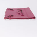 BALENCIAGA iPad Case Leather Pink Auth bs36435-3