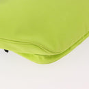 BALENCIAGA Explorer Body Bag Nylon Yellow Silver 482389 Auth bs36437-15