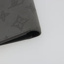 LOUIS VUITTON Monogram Shadow Portefeuille Braza Wallet Gray M81335 Auth bs36439-15