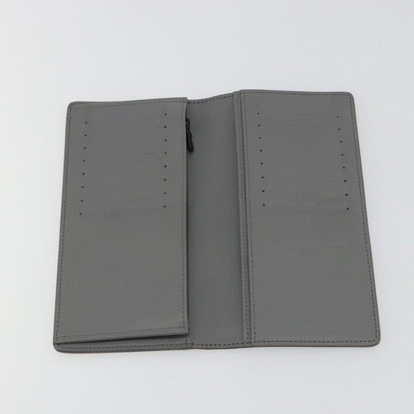 LOUIS VUITTON Monogram Shadow Portefeuille Braza Wallet Gray M81335 Auth bs36439
