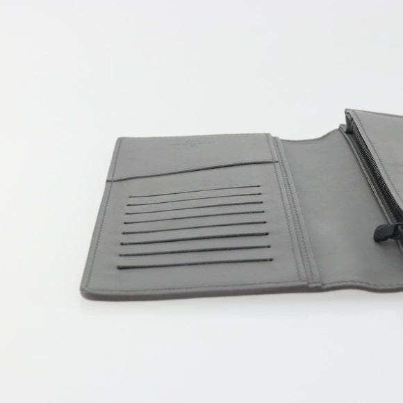 LOUIS VUITTON Monogram Shadow Portefeuille Braza Wallet Gray M81335 Auth bs36439