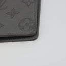 LOUIS VUITTON Monogram Shadow Portefeuille Braza Wallet Gray M81335 Auth bs36439-7