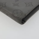 LOUIS VUITTON Monogram Shadow Portefeuille Braza Wallet Gray M81335 Auth bs36439-14