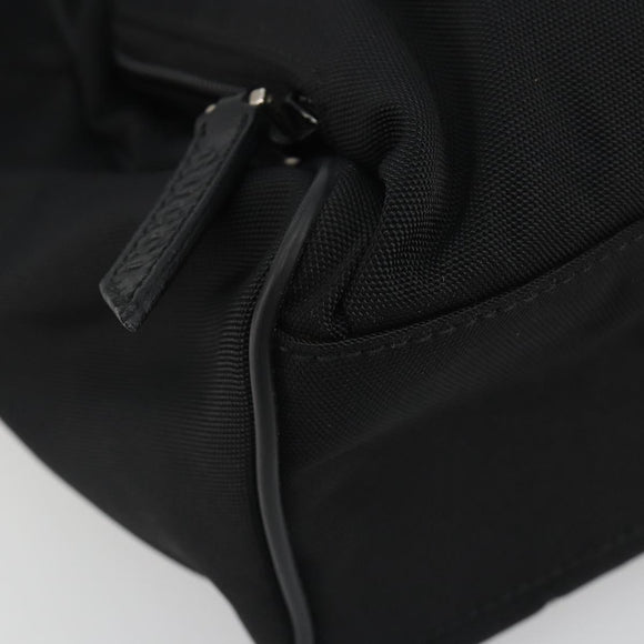 GUCCI Backpack Canvas Black Silver 019 0353 Auth bs36440