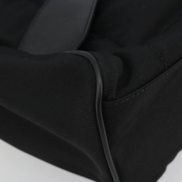 GUCCI Backpack Canvas Black Silver 019 0353 Auth bs36440
