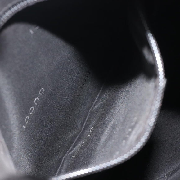 GUCCI Backpack Canvas Black Silver 019 0353 Auth bs36440