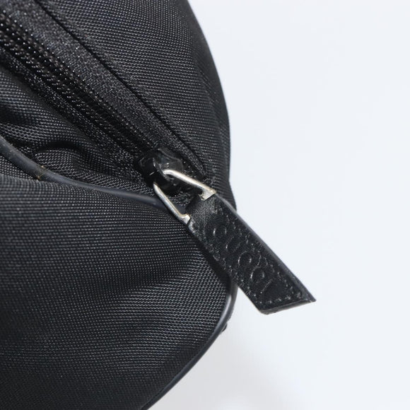 GUCCI Backpack Canvas Black Silver 019 0353 Auth bs36440