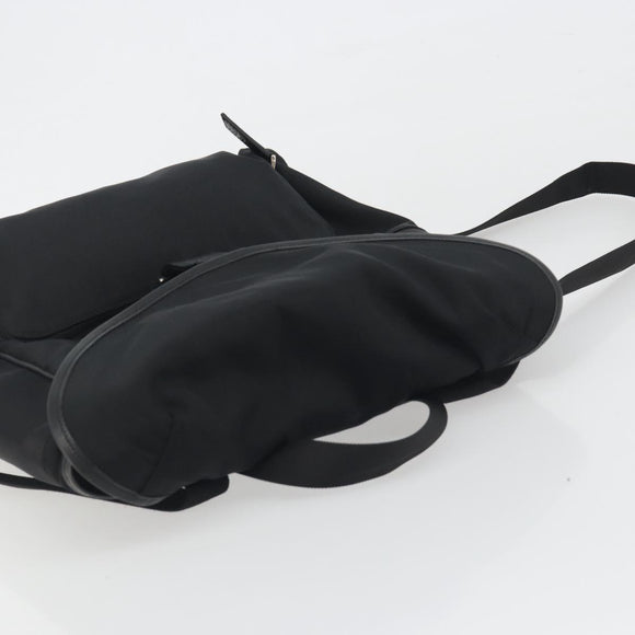 GUCCI Backpack Canvas Black Silver 019 0353 Auth bs36440