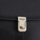 Burberrys Shoulder Bag Leather Black Gold Auth bs36441-15