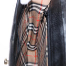 Burberrys Shoulder Bag Leather Black Gold Auth bs36441-19