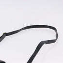 Burberrys Shoulder Bag Leather Black Gold Auth bs36441-9