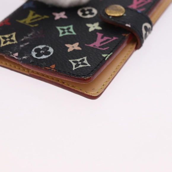 LOUIS VUITTON Multicolor Carnet de Val Mini Agenda M92652 LV Auth bs36442