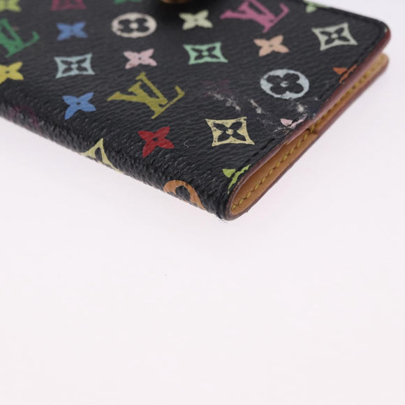 LOUIS VUITTON Multicolor Carnet de Val Mini Agenda M92652 LV Auth bs36442
