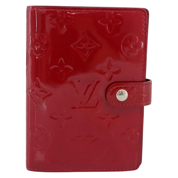 LOUIS VUITTON Monogram Vernis Agenda PM Pomme D'amour R21016 LV Auth bs36443