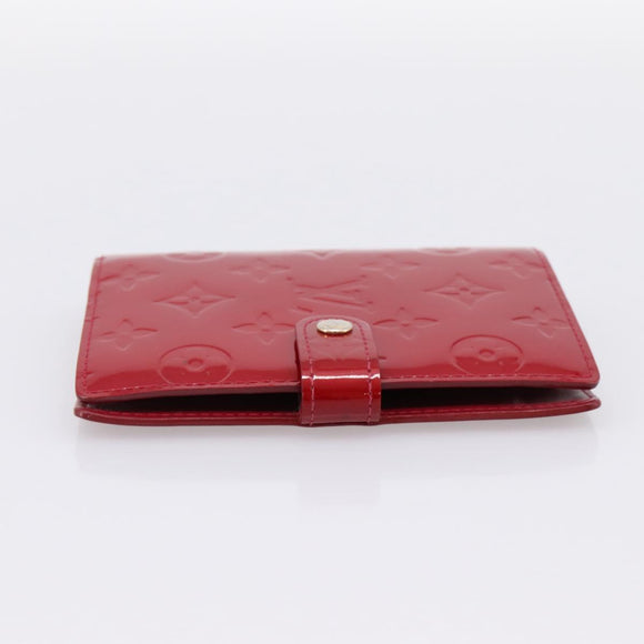 LOUIS VUITTON Monogram Vernis Agenda PM Pomme D'amour R21016 LV Auth bs36443