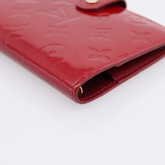 LOUIS VUITTON Monogram Vernis Agenda PM Pomme D'amour R21016 LV Auth bs36443