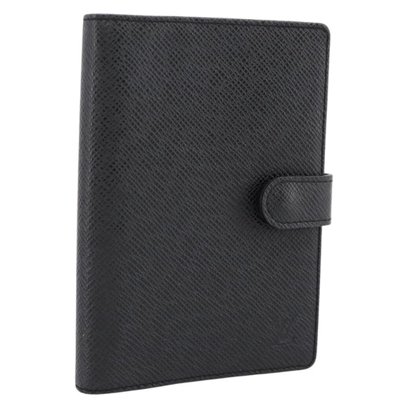 LOUIS VUITTON Taiga Agenda PM Day Planner Cover Ardoise R20426 LV Auth bs36444