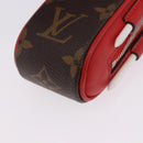 LOUIS VUITTON Monogram Set Golf Andrews Golf Ball Case Red GI0297 Auth bs36446-15