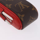 LOUIS VUITTON Monogram Set Golf Andrews Golf Ball Case Red GI0297 Auth bs36446-16