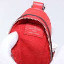 LOUIS VUITTON Monogram Set Golf Andrews Golf Ball Case Red GI0297 Auth bs36446-10