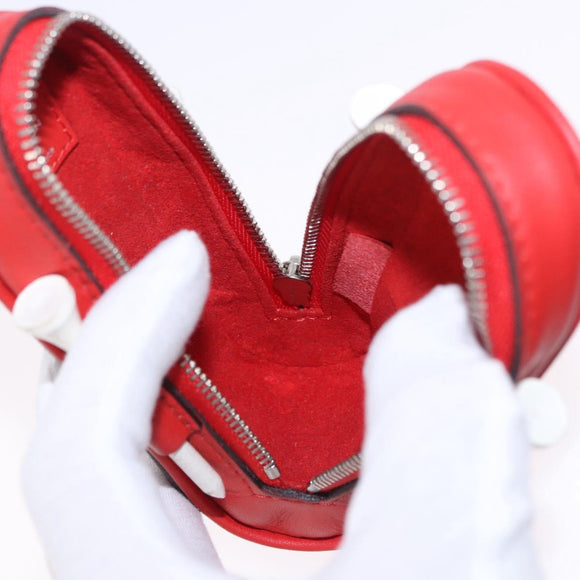 LOUIS VUITTON Monogram Set Golf Andrews Golf Ball Case Red GI0297 Auth bs36446