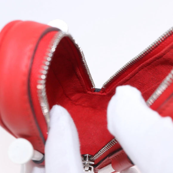 LOUIS VUITTON Monogram Set Golf Andrews Golf Ball Case Red GI0297 Auth bs36446