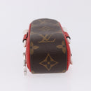 LOUIS VUITTON Monogram Set Golf Andrews Golf Ball Case Red GI0297 Auth bs36446-5