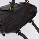 LOUIS VUITTON Utah Kiowa Tote Bag Leather Brown Gold M95453 LV Auth bs36447A-6