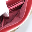 BURBERRY Nova Check Hand Bag Canvas Beige Gold Auth bs36448-21